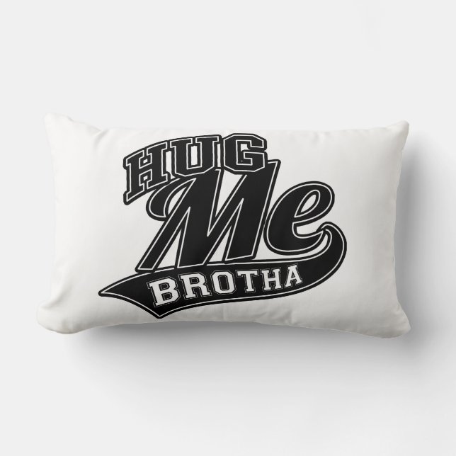 Customizable Background Colour for Hug Me Lumbar Pillow (Front)