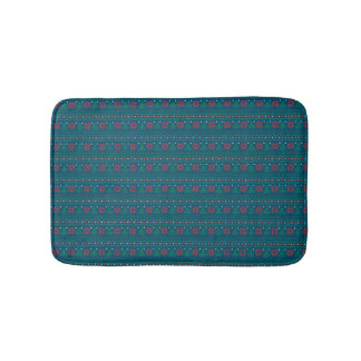 Customizable Background Colour Ho-Ho-Ho Ugly Xmas Bath Mat