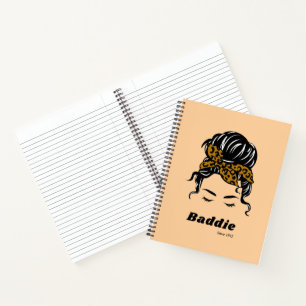 Customizable Baddie  Notebook