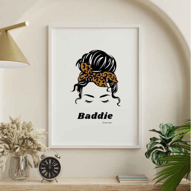 Customizable Baddie  Poster (Creator Uploaded)