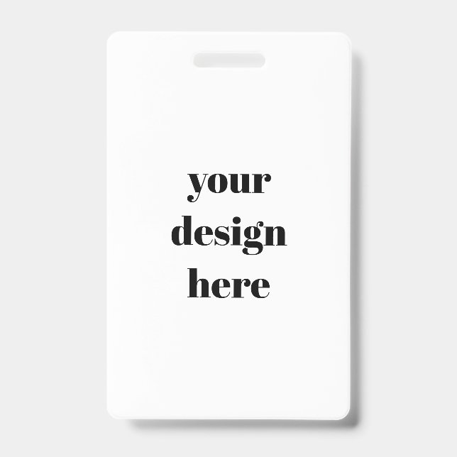 Customizable  badge (Front)