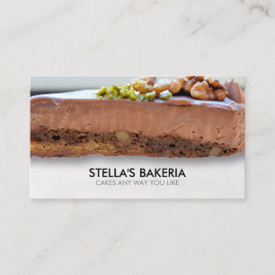 Customizable Bake Bakery Food Business Card