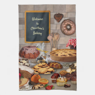 Customizable Bakery 🥐🥨🥯 Towel