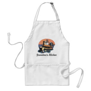 Customizable baking ingredients kitchen apron