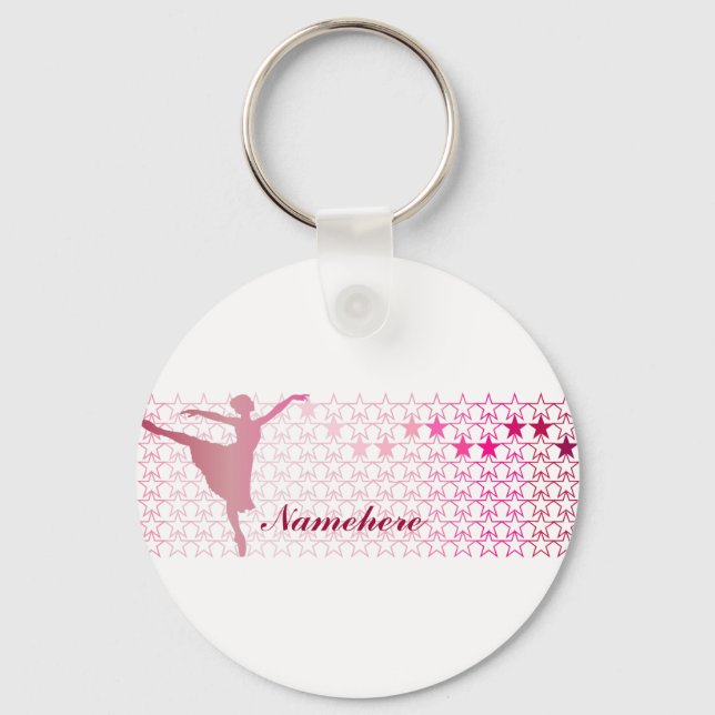 Customizable: Ballerina Keychain (Front)