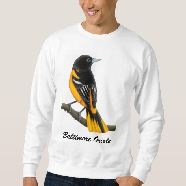 Customizable Baltimore Oriole Bird Shirt (Front)