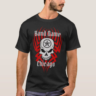 Customizable Band Name Skull T-Shirt
