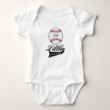 Customizable baseball baby shirt bodysuit 1 piece