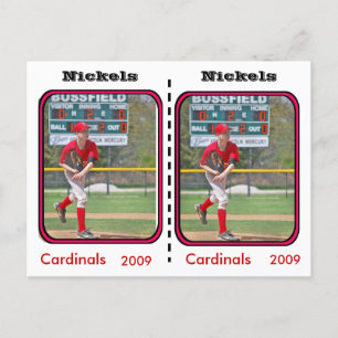 Customizable Baseball Card