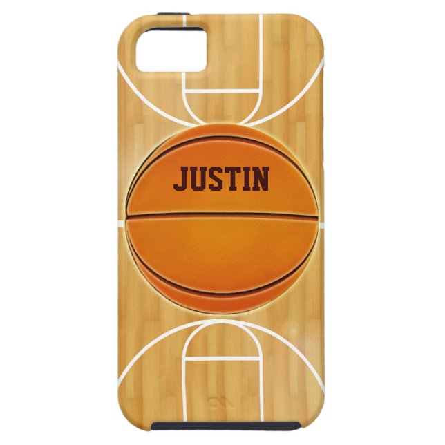 Customizable Basketball Court Case-Mate iPhone Case (Back)