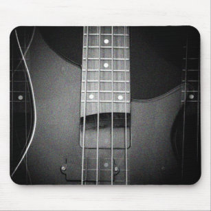 Customizable Bass Guitar Modern Music Template Mouse Pad