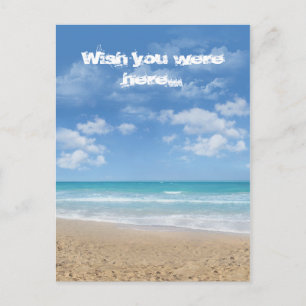 (Customizable) Beach Postcard
