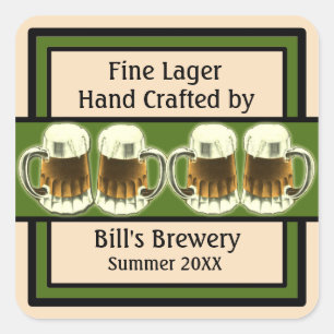 Customizable Beer Labels