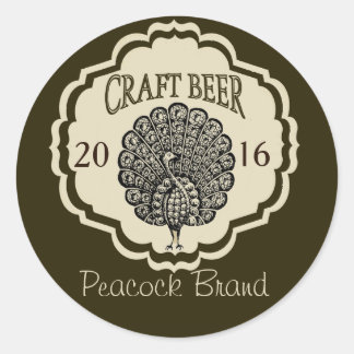 Customizable Beer Labels with Peacock