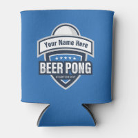 Customizable Beer Pong Championship Logo