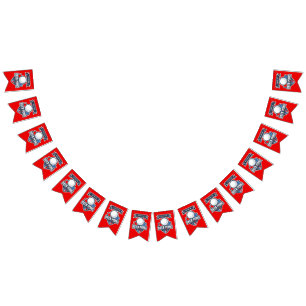 Customizable Beer Pong Tournament Logo Bunting Flags