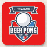Customizable Beer Pong Tournament Logo