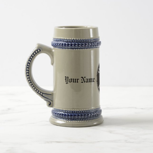 Customizable Beer Stein with Gumba Party Logo (Left)