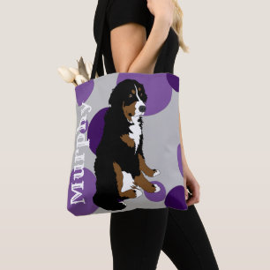 Customizable Bernese Mountain Dog Tote Bag