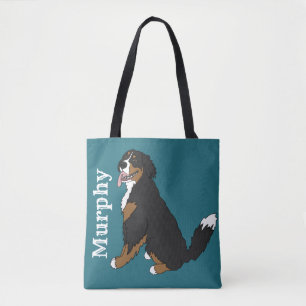 Customizable Bernese Mountain Dog Tote Bag