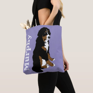 Customizable Bernese Mountain Dog Tote Bag