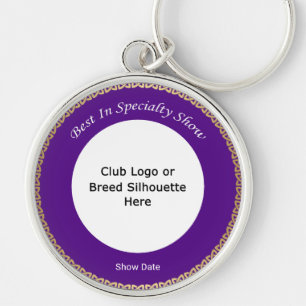 Customizable Best In Specialty Show Keychain