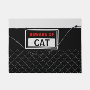 Customizable "BEWARE OF" Cool Fun Unique Doormat