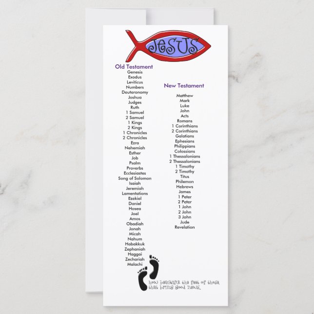 Customizable Bible Bookmark (Front)