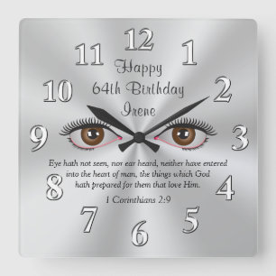 Customizable Bible Verse Clocks Eye Hath Not Seen