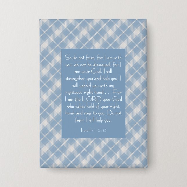 Customizable Bible Verse Isaiah 41:10, 13  (Front)