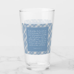 Customizable Bible Verse Isaiah 41:10, 13  Glass