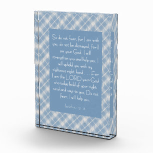Customizable Bible Verse Isaiah 41:10, 13 Photo Block