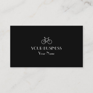 Customizable bike repair sales shop business cards
