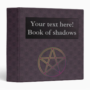 Customizable binder/book of shadows binder