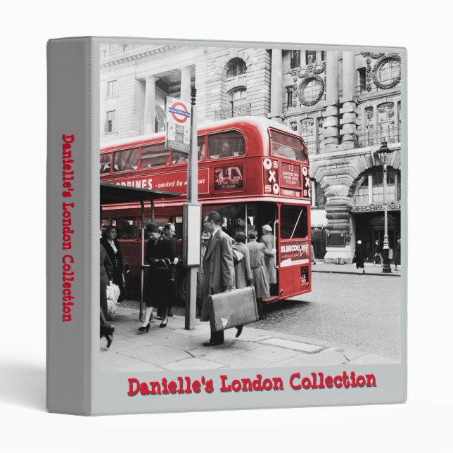 Customizable Binder for your London Collection (Front/Spine)