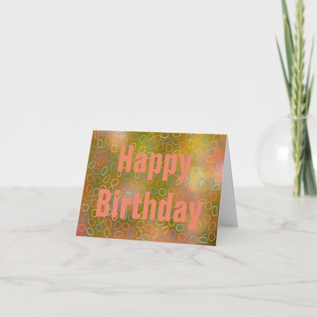 Customizable Birthday Card (Front)