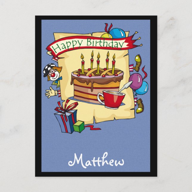 Customizable Birthday Cards (Front)