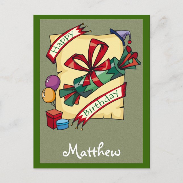 Customizable Birthday Cards (Front)