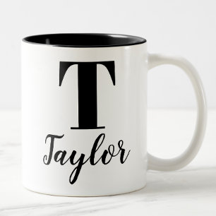 Customizable Birthday Gift Personalized Birthday Two-Tone Coffee Mug