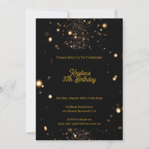 Customizable Birthday Invitation