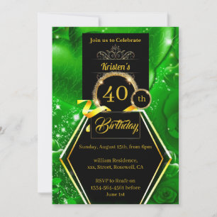 Customizable Birthday Invitation