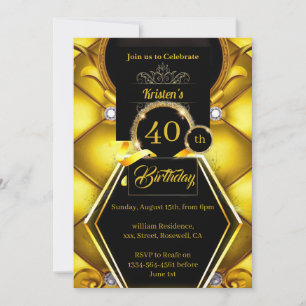 Customizable Birthday Invitation