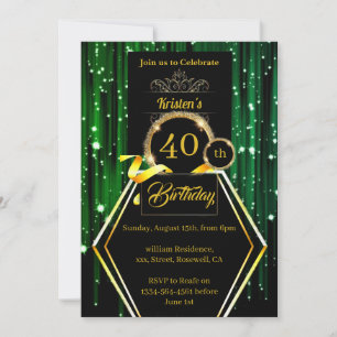 Customizable Birthday Invitation