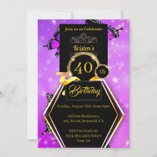Customizable Birthday Invitation