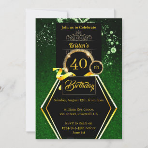 Customizable Birthday Invitation