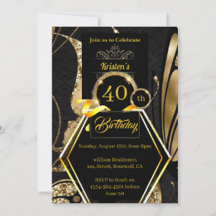 Customizable Birthday Invitation