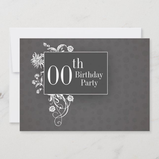 customizable birthday invitations (Front)