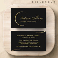 Customizable Black and Gold Professional Business
