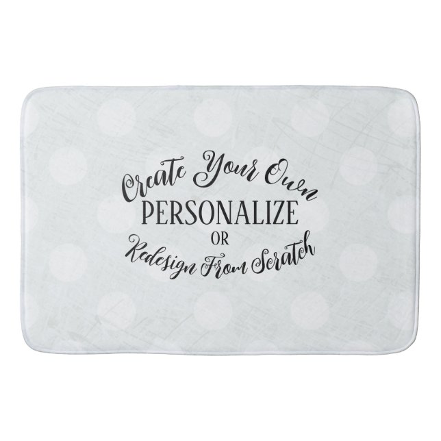 Customizable Blank - Create Your Own Bath Mat (Front)