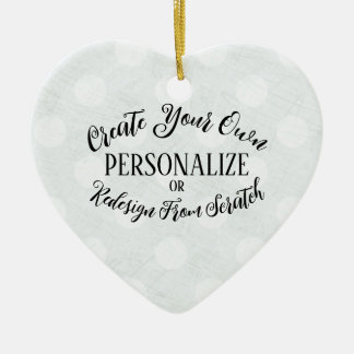 Customizable Blank - Create Your Own Ceramic Ornament